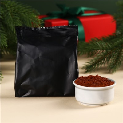 Подарочный набор «Всё исполнит Новый год»: чай чёрный, со вкусом: лесные ягоды 50 г,, кофе со вкусом: амаретто, 50 г.,