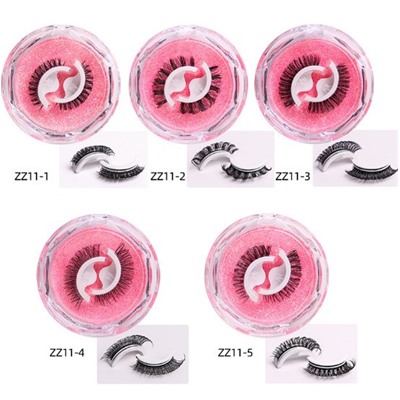 Самоклеящиеся накладные ресницы (без клея) ZZ11 Заказ от 3х шт.