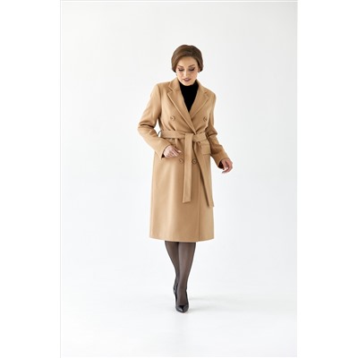 Пальто женское демисезонное 25415 (кэмел)