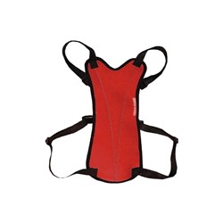 Шлейка прогулочная Osso для собак, размер S (ОГ 36-47 см), красная