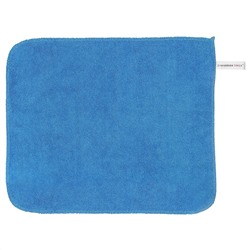 Салфетка для уборки 39х33см "Служанка", микрофибра объмная, 525г/м2, цвет голубой, на картоне, упаковка: на картоне, "Домашняя мода" (Россия)