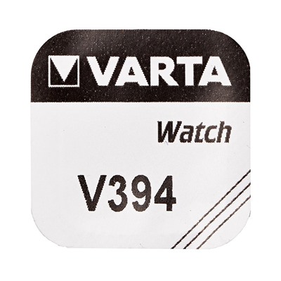 Элемент серебряно-цинковый Varta 394, SR936SW (10) (100) .. ЦЕНА УКАЗАНА ЗА 1 ШТ