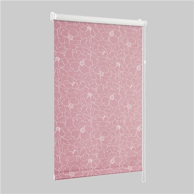 Рулонная штора "Сантайм Металлик Камелия", розовый  (df-200344-gr)