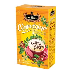 King Coffee Кофе растворимый Cappuccino French Vanilla Flavor