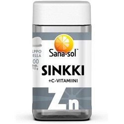 Комплекс Sana-Sol Sinkki + C-vitamiini 200 шт