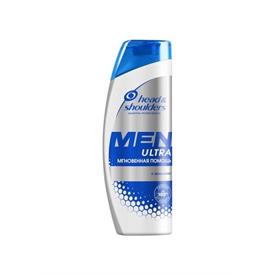 Шампунь Head&shoulders Men ultra мгновенная помощь с женьшенем 400мл.