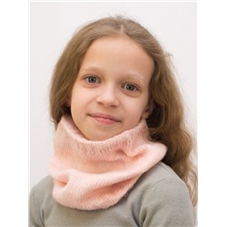 Снуд воротник для девочки Валенсия (Цвет светло-розовый),  Один размер, шерсть 30%
