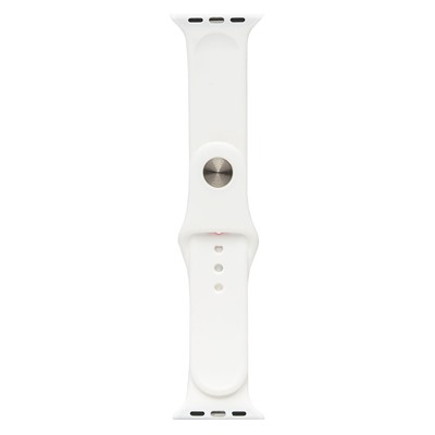 Ремешок - ApW01 Apple Watch 42/44/45мм силикон (002) (white)