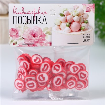 Кондитерская посыпка "Губы", 20 г