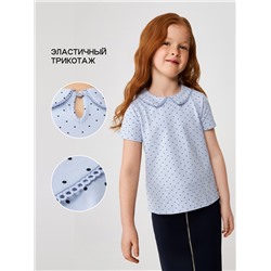 Блузка детская для девочек Morgana голубой Acoola