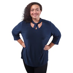Женская блузка со стразами 248299 размер 60, 62, 64, 66