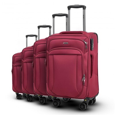 Комплект из 4-х чемоданов MIRONPAN  50126 Бордовый