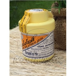 Антибактериальный тайский тальк против потливости и запаха, Yoki Powder, 60 гр