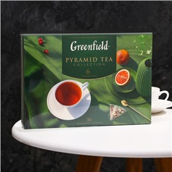 Чай Greenfield "Pyramid Tea Collection" 6 вкусов ассорти, 56 г