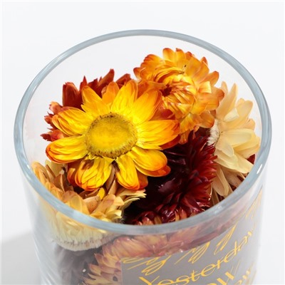 Диффузор ароматический для дома сухоцветы с аромамаслом «Sweet home», роза, 9,5 х 8 х 9,3 см.