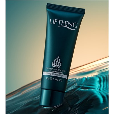 Пенка для умывания с экстрактом морских водорослей Liftheng Hydrating Deep Seaweed Moisturizing Cleanser, 40 гр.