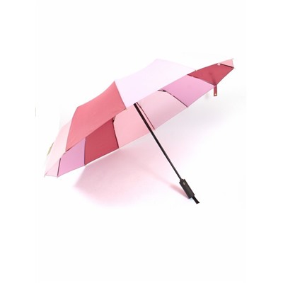 Зонт женский ТриСлона-L 3120  (сектор),  R=58см,  суперавт;  12спиц,  3слож,  "Эпонж",  розовый 244942