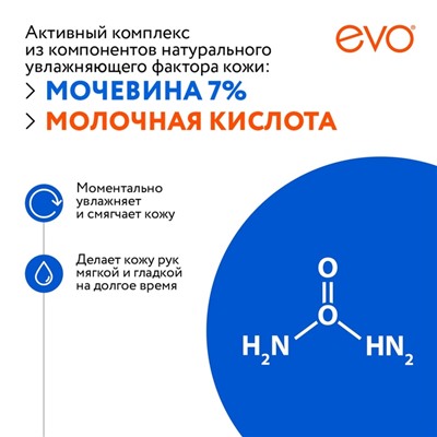 Крем для рук EVO с мочевиной 7% для очень сухой кожи, 100 мл