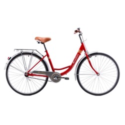 Велосипед городской MERIDIAN CITY 26" одна скорость, ножной тормоз цвет: красный