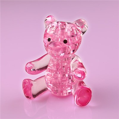3D головоломка Мишка розовый