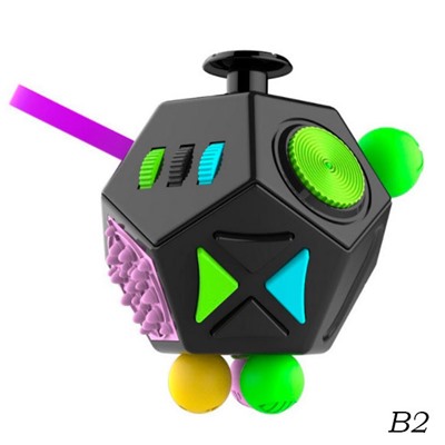 Fidget Cube с цветными шариками В