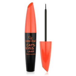 Golden Rose жидкая подводка для глаз Cats Eyes Matte Black Intense