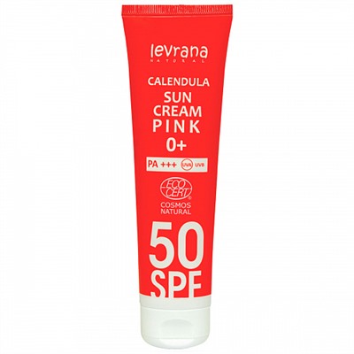 Крем для лица и тела солнцезащитный "Календула 50SPF PINK 0+"