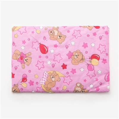 Подушка, размер 40х60 см, цвет розовый, набивка МИКС 224
