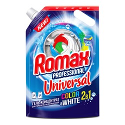 ROMAX PROFESSIONAL Средство для стирки универсальное Universal (дой-пак)1,5кг