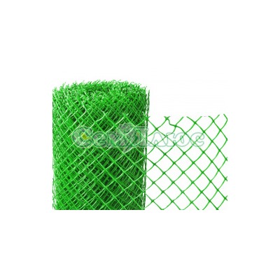 Сетка полимерная 15*15 (1*10м) ромб зеленая