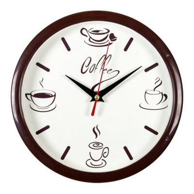 Часы настенные Coffee 22х22 / 2222-275 /