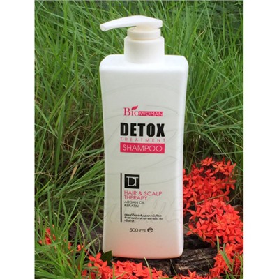 Лечебный детокс-шампунь от Bio Woman, Detox Treatment Hair&Scalp Therapy Shampoo, 500 мл