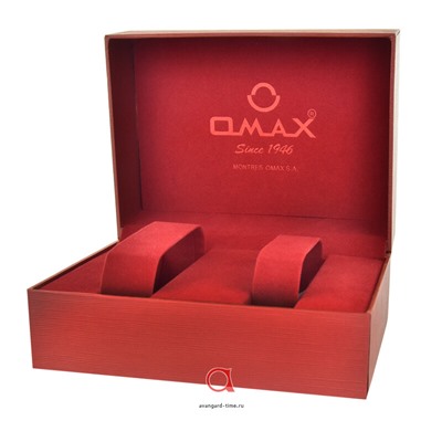 Коробочка для парных часов Omax крас