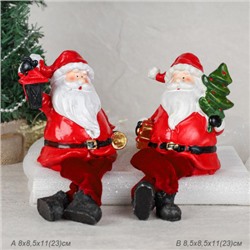 Фигурка Дед Мороз висячие ножки / CHR246 /уп 96/Новый год (А)