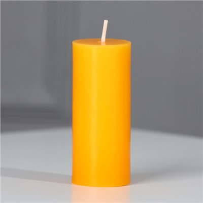 Ароматическая свеча столбик «Для души и дома», аромат апельсин, 3 x 7,5 см.