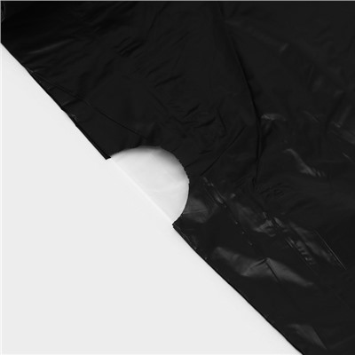 УЦЕНКА Мешки для мусора с завязками Доляна «Люкс», 35 л, 25 мкм, 45×58 см, ПВД, 15 шт, цвет чёрный