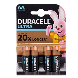 Батарейка AA Duracell LR6 Ultra Power (4-BL) (4/80/18240) ЦЕНА УКАЗАНА ЗА 4 ШТ