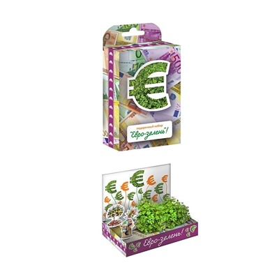 Подарочный набор Живая открытка  Евро-зелень