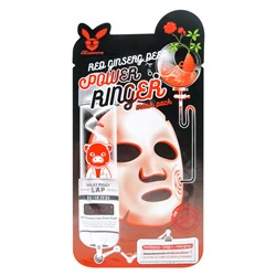 Тканевая маска для лица с красным женьшенем Elizavecca Red GInseng Deep Power Ringer mask packКорейская косметика по оптовым ценам. Популярные бренды Корейской косметалогии в интернет магазине ooptom.ru.