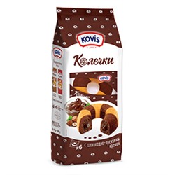 KOVIS Колечки c шоколадно-ореховым кремом 240 г