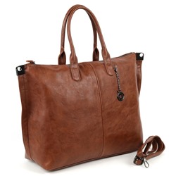Женская сумка шоппер из эко кожи А-3841 Гогл (Браун)