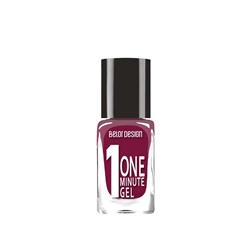 Лак для ногтей One Minute Gel тон 222 глубокий винный 10мл