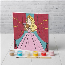 Картина по номерам «Милая принцесса» 15×15 см