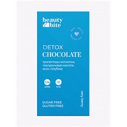 Кето-шоколад "Detox" с морским коллагеном, асаи и голубикой