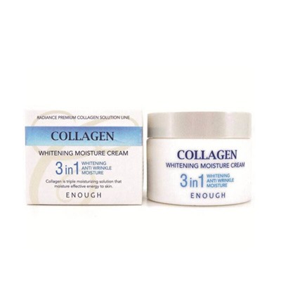 Крем для лица Enough Collagen Whitening Moisture Cream 3 in 1 50 mlКосметика уходовая для лица и тела от ведущих мировых производителей по оптовым ценам в интернет магазине ooptom.ru.