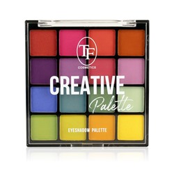 TF Палетка теней для макияжа CREATIVE PALETTE тон 01 Цветная 16цветов (Китай)