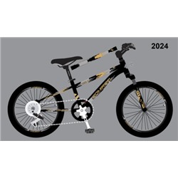 Велосипед 20" рама 12" 7sp GT2007 BTM COMIRON REBEL чёрный