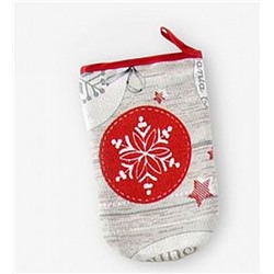 Прихватка-рукавица рогожка Рождество 1 Текс-Дизайн