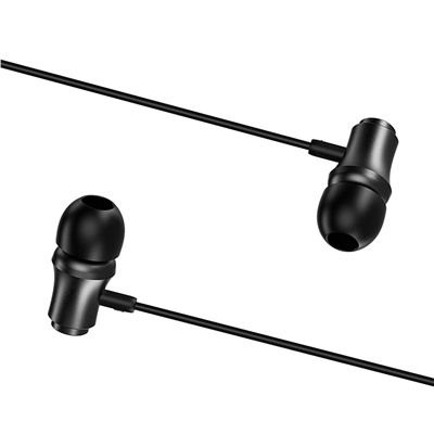 Проводные наушники с микрофоном внутриканальные Borofone BM29 Gratified Jack 3,5  (black)