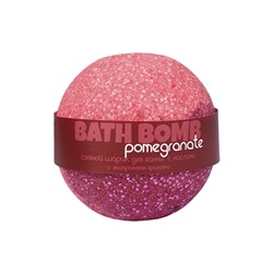 Бурлящий шарик для ванны Pomegranate (гранат, с маслами), 100-120 г